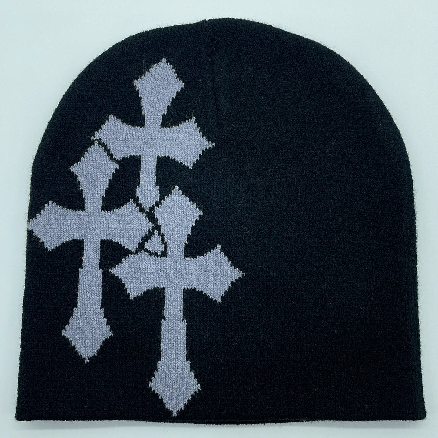 Y2K Crucifix Beanie