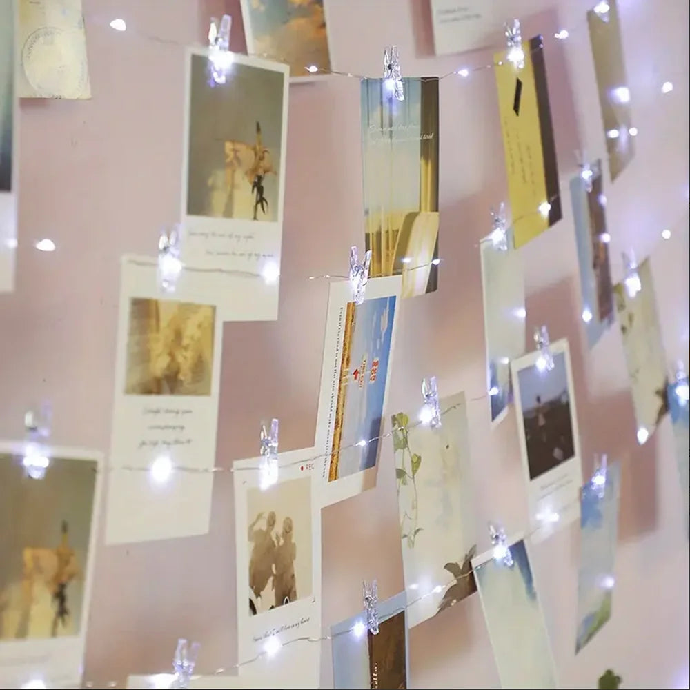 Photo Clip Fairy Lights
