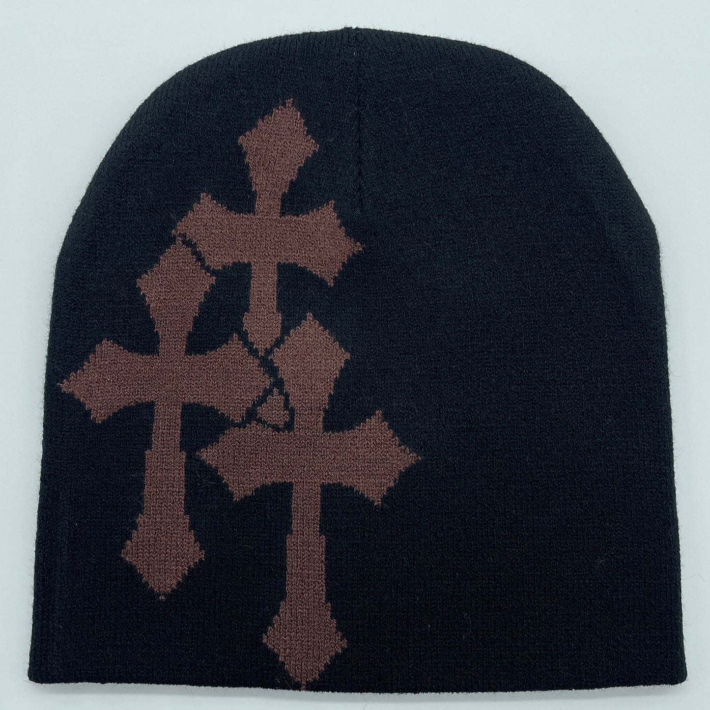 Y2K Crucifix Beanie
