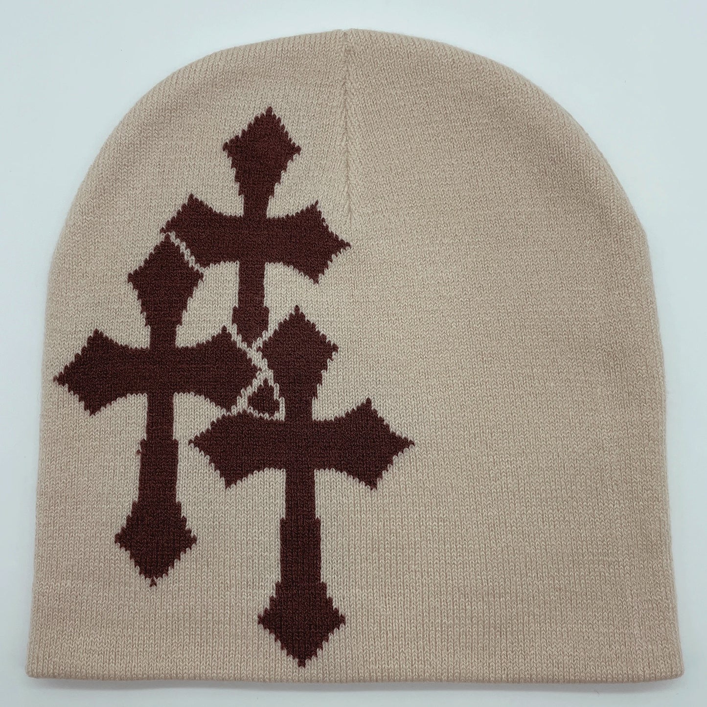 Y2K Crucifix Beanie