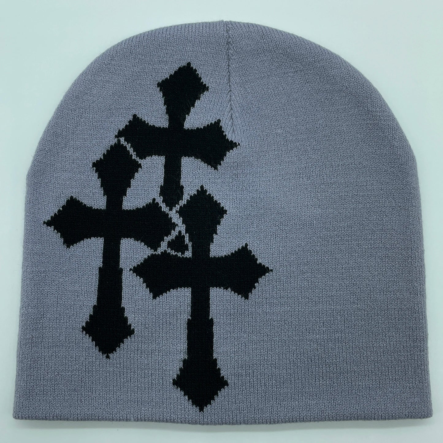 Y2K Crucifix Beanie