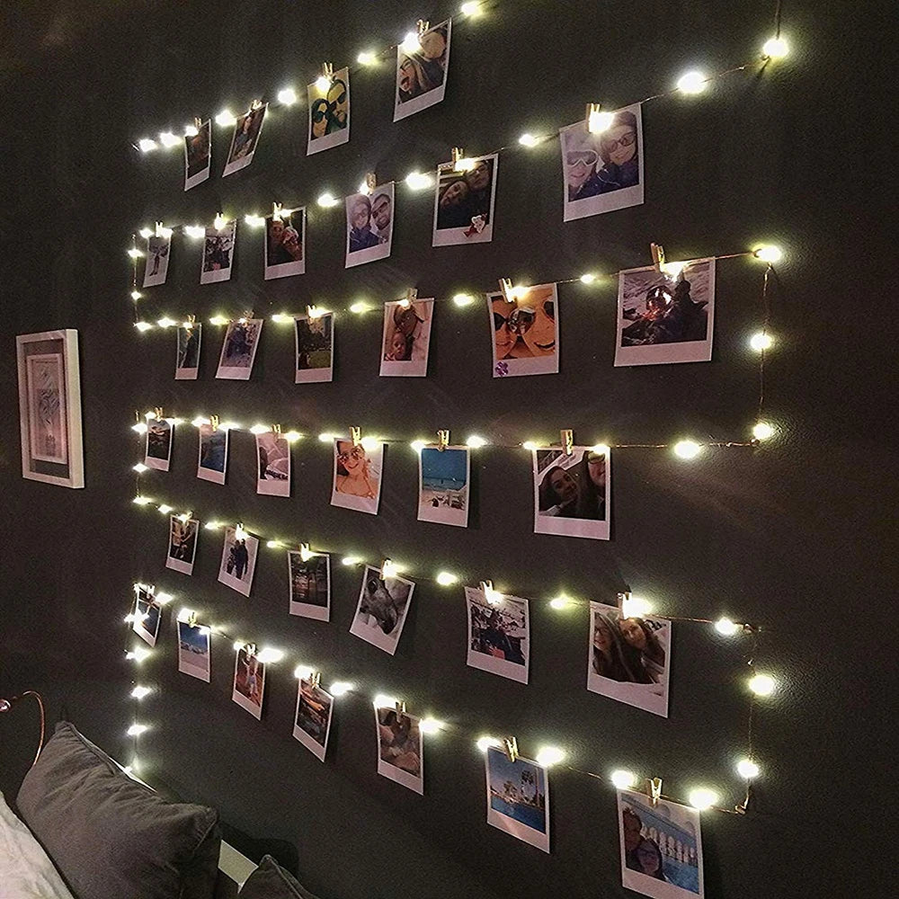 Photo Clip Fairy Lights