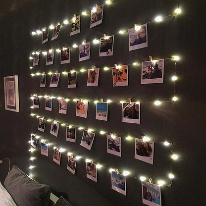 Photo Clip Fairy Lights