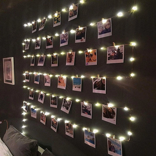 Photo Clip Fairy Lights