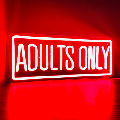 Adults Only Sign