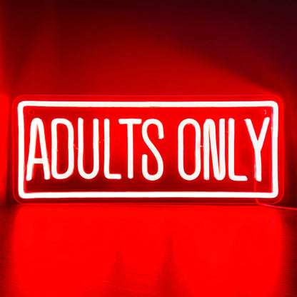 Adults Only Sign