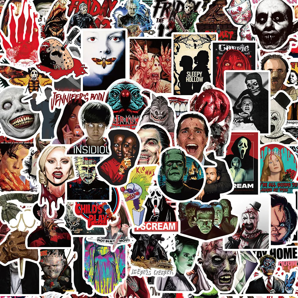 XXL Horror Movie Sticker Pack